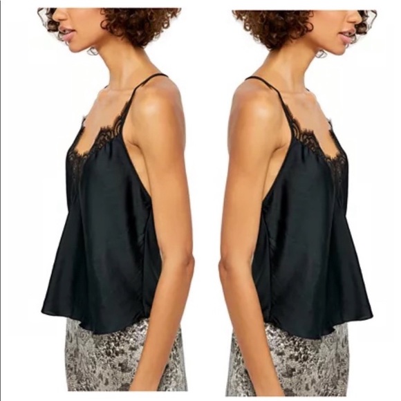 FREE PEOPLE Starlight Cami In Black Lace Camisole - Picture 3 of 7